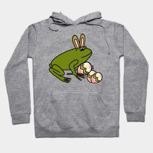 Funny Easter Bunny Ears Frog Hoodie